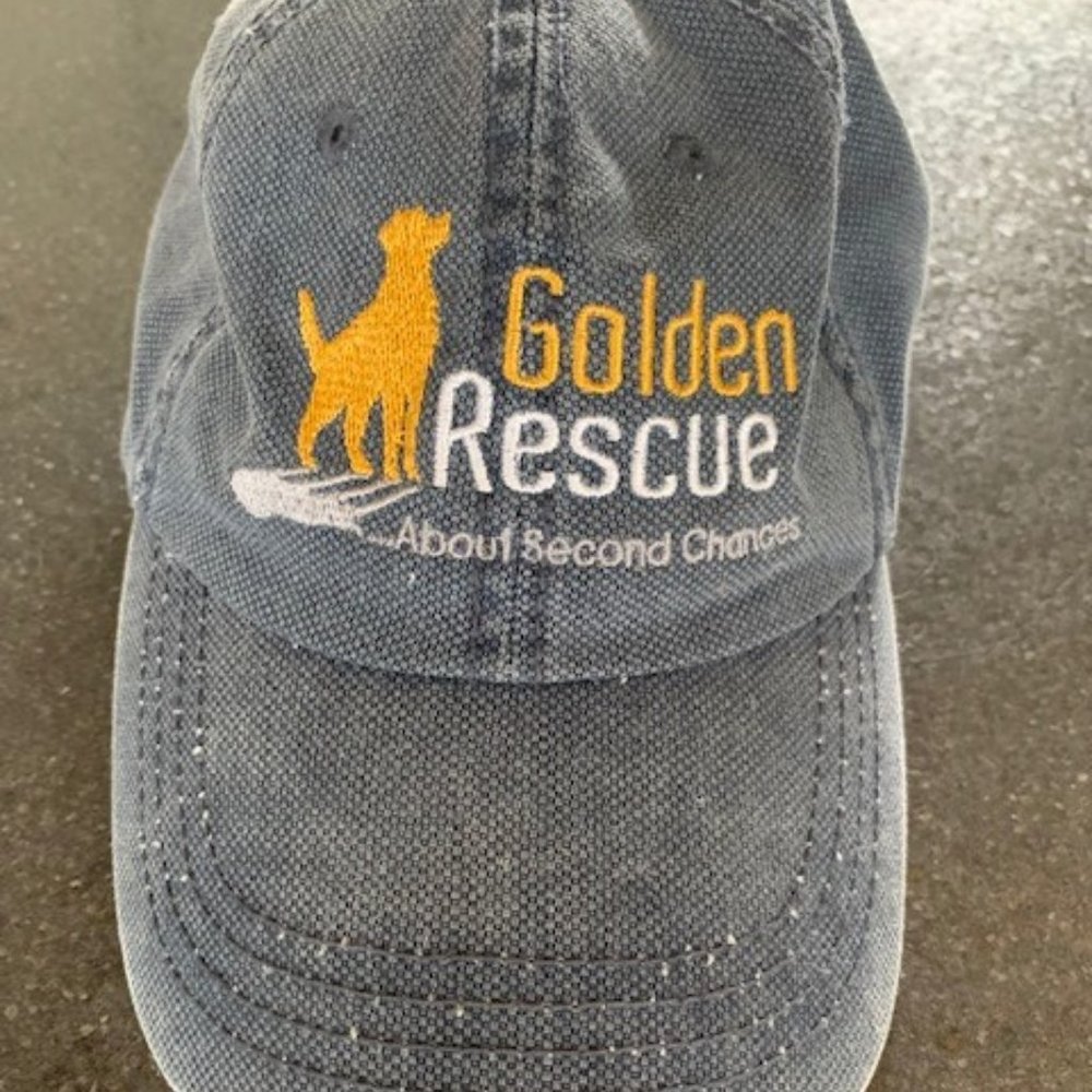 Golden Rescue Distressed Cap